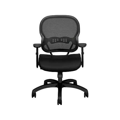 Insignia™ Ergonomic Mesh Office Chair with Adjustable Arms Black