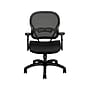 HON Wave Mesh Mid-Back Chair, Synchro-Tilt, Adjustable Arms, Black Sandwich Mesh (BSXVL712MM10)~#|#~sp36618913_sc7