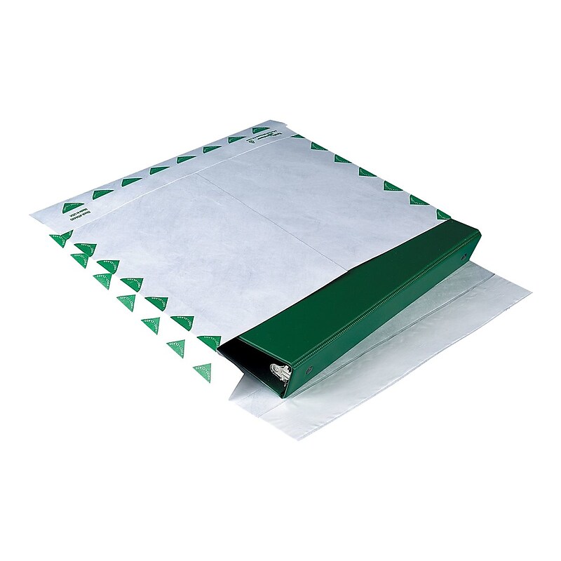 Staples First Class Tyvek EasyClose Catalog Envelopes, 13" x 10", White, 100/Box (SPL534651) image 1