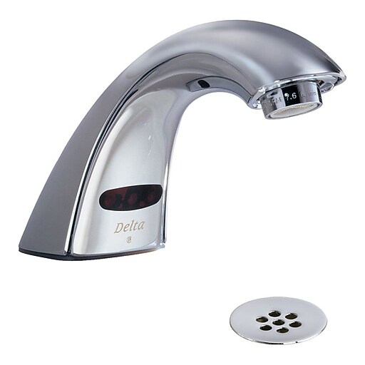 Delta Commercial H2Optics Touchless Restroom Faucet (590LFHGMHDF) Staples
