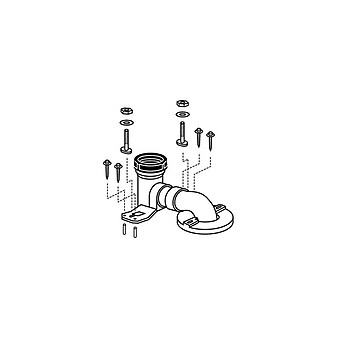 Toto Toilet Rough-Ins, 10" Unifit Trapway (TSU01W.10R)