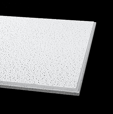 Armstrong Fine Fissured Angled Tegular Ceiling Tile 2 X2 White Pack Of 16 1732