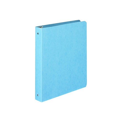 Wilson Jones PRESSTEX 1" 3Ring NonView Binder, Opaque Light Blue