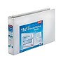 Cardinal ClearVue 2" 3-Ring View Binders, D-Ring, White (22132V4)~#|#~sp37068966_sc7