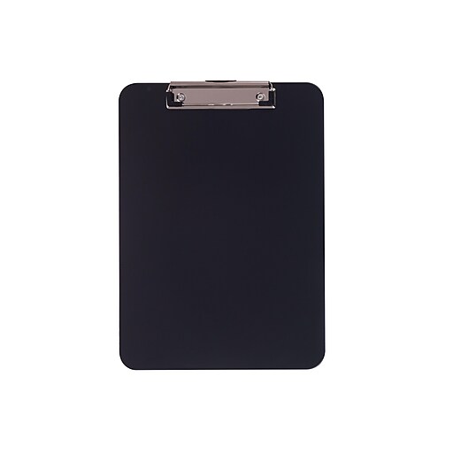 Staples Plastic Clipboard, Black (28529) at Staples