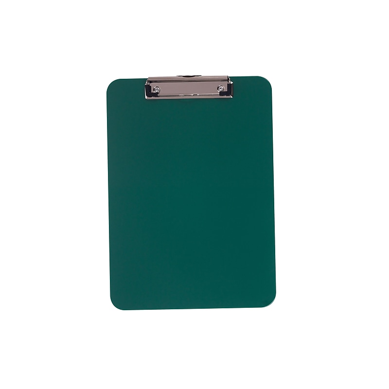 Staples Plastic Clipboard, Letter Size, Green (28525) image 1