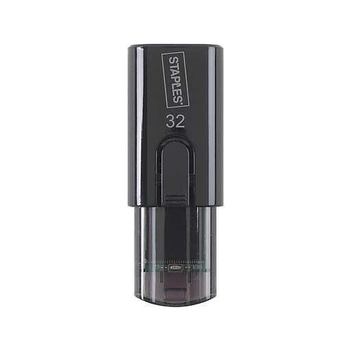 Staples 32GB USB 3.0 Type A Flash Drive Black 27996 Staples