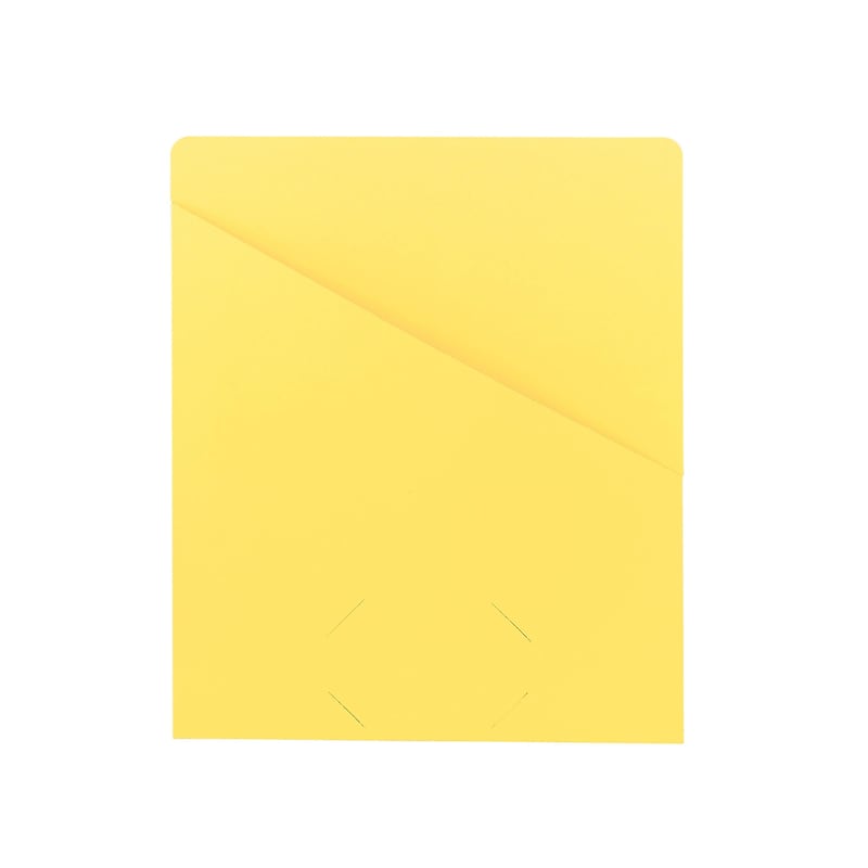 Smead Paper Stock File Jacket, Letter Size, Yellow, 25/Pack (75434) image 1
