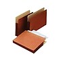 Pendaflex 100% Recycled Heavy Duty Reinforced File Pocket, 3 1/2" Expansion, Letter Size, Red (E1524E)~#|#~sp37069187_sc7
