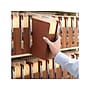 Smead End Tab Pocket, Reinforced Straight-Cut Tab, 5.25 Expansion, XL Legal, Redrope with Dark Brown Gusset, 10/Box (74691)~#|#~sp37069201_sc7