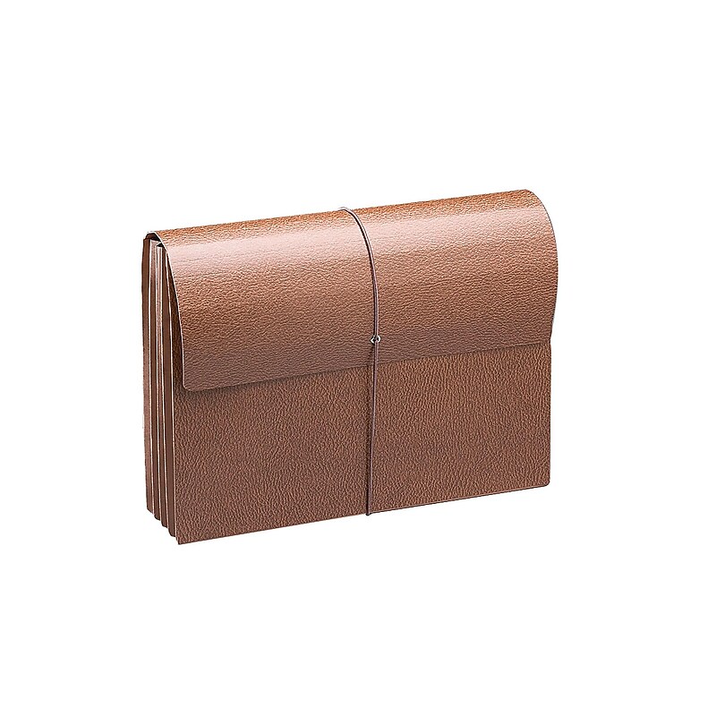 Smead Classic Redrope File Pocket, 3.5" Expansion, Legal Size, Brown (71356) image 1