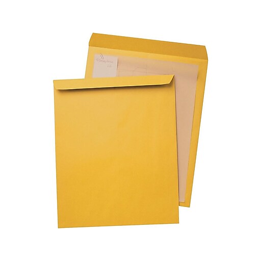 Staples® 14" x 18" Brown Kraft Ungummed Jumbo Catalog Envelopes, 25/Box at Staples