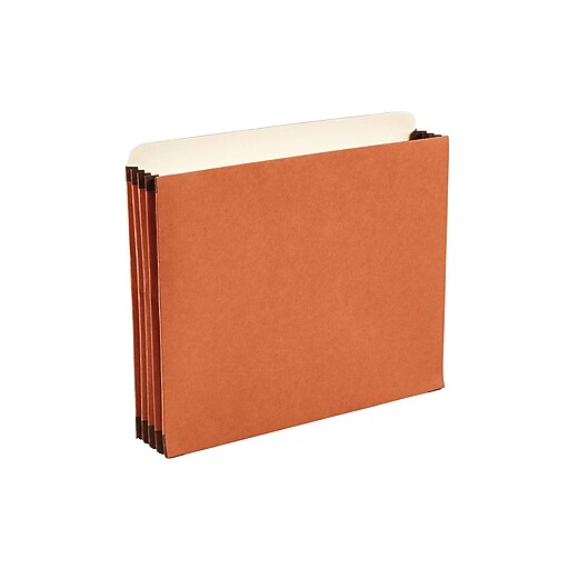 Staples® 31/2" Heavy Duty Expanding File Drawer Pockets, Letter Size