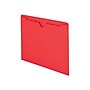 Smead File Jacket, Reinforced Straight-Cut Tab, Flat-No Expansion, Letter Size, Red, 100/Box (75509)~#|#~sp37069485_sc7