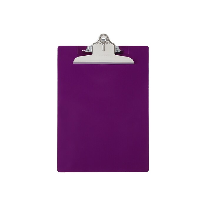 カソリーナページ Saunders Recycled Plastic Clipboard, Letter Size, Purple (21606