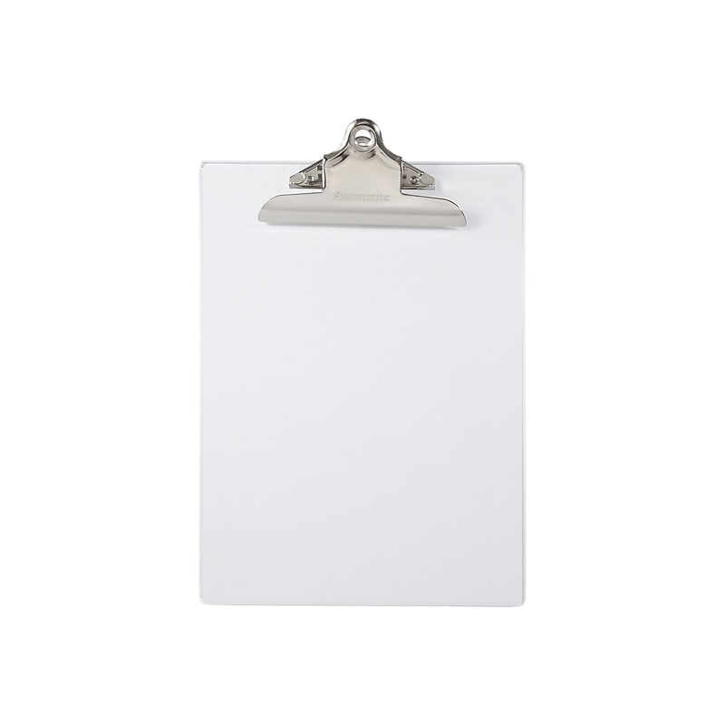 Saunders US-Works Plastic Clipboard, Clear  (21803) image 1