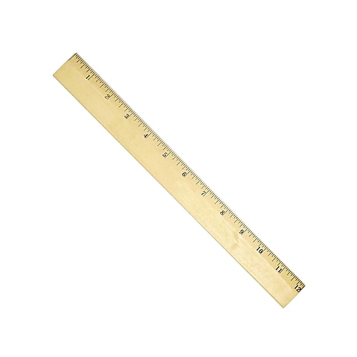 Staples 12" Imperial Scale Ruler (51881-CC)