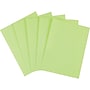 Staples Brights Multipurpose Colored Paper, 20 lbs., 8.5" x 11", Green, 500/Ream (25206)~#|#~sp37069741_sc7