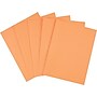 Staples Brights Multipurpose Colored Paper, 20 lbs., 8.5" x 11", Orange, 500/Ream (25208)~#|#~sp37069748_sc7
