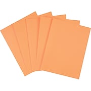 Staples Brights Multipurpose Paper, 20 lbs., 8.5" x 11", Orange, 500/Ream (25208)