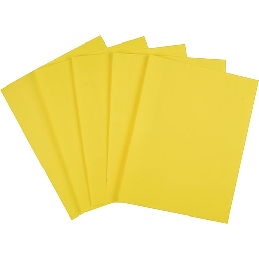 Staples Brights 24 lb. Colored Paper Yellow 500/Ream (20102) 733077