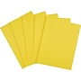 Staples Brights Multipurpose Paper, 24 lbs., 8.5" x 11", Yellow, 500/Ream (20102)~#|#~sp37069773_sc7