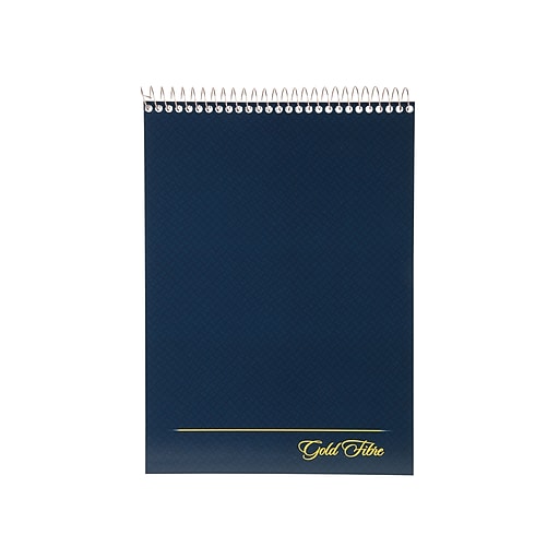 Ampad Gold Fibre Designer Series Notepad, 8.5" x 11.75", Wide, White