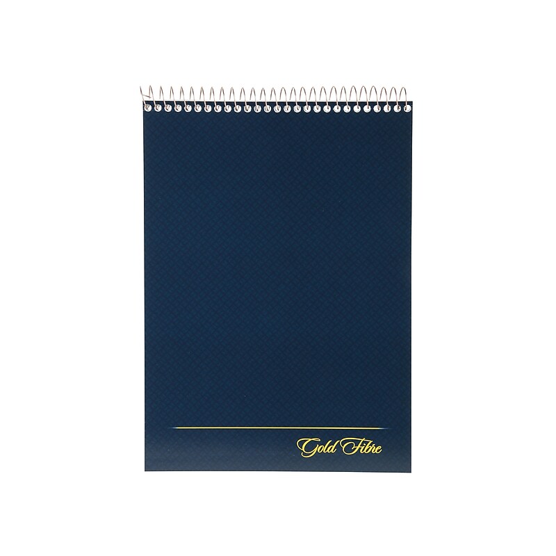 Ampad Gold Fibre Designer Series Notepad, 8.5" x 11.75", Wide, White, 70 Sheets/Pad (20-815) image 1