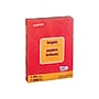 Staples Brights Multipurpose Paper, 24 lbs., 8.5" x 11", Red, 500/Ream (20104)~#|#~sp37069811_sc7