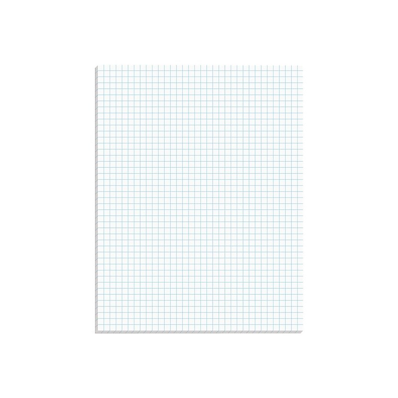 Ampad Notepad, 8.5" x 11", Graph, White, 50 Sheets/Pad (TOP22-000) image 1