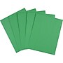 Staples Brights Multipurpose Paper, 24 lbs., 8.5" x 11", Dark Green, 500/Ream (20103)~#|#~sp37069838_sc7