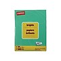 Staples Brights Multipurpose Paper, 24 lbs., 8.5" x 11", Dark Green, 500/Ream (20103)~#|#~sp37069839_sc7