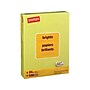 Staples Brights Multipurpose Paper, 24 lbs., 8.5" x 11", Light Yellow, 500/Ream (20107)~#|#~sp37069852_sc7