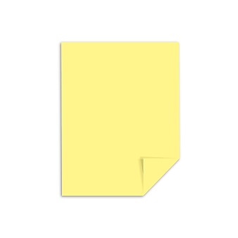 Exact Index 90 lb. Paper, 8.5" x 11", Canary Yellow, Pack (49141)