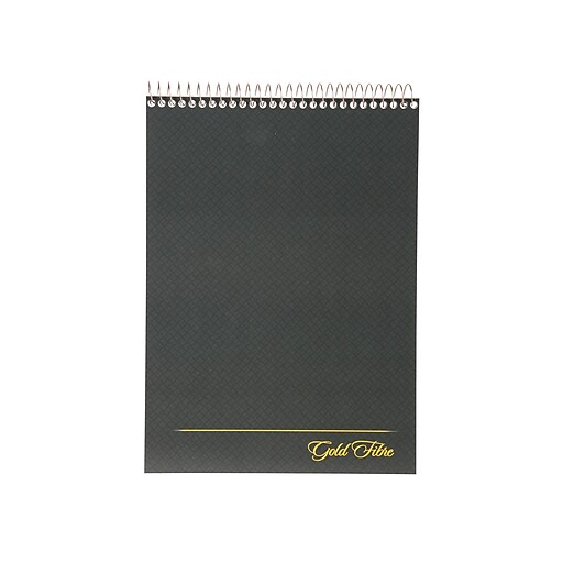 Ampad Gold Fibre Designer Series Notepad 8 5 X 11 75 Wide White 70 Sheets Pad Top20 813 Staples