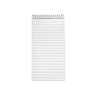 Ampad Earthwise Notepad, 4" x 8", Gregg, White, 70 Sheets/Pad, (TOP25-280R)