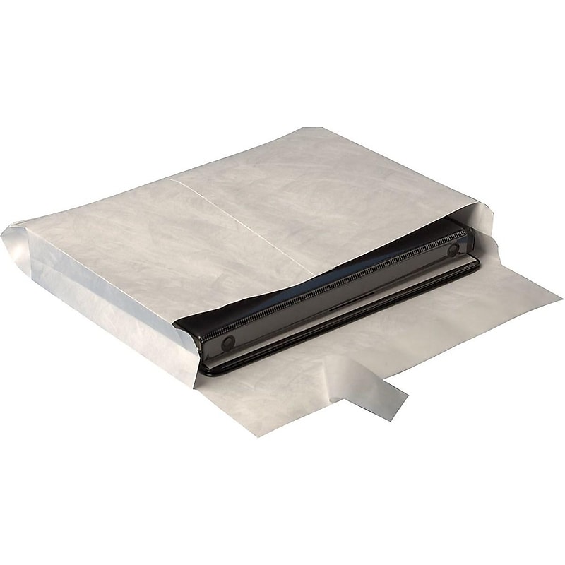 Staples Tyvek EasyClose Catalog Envelopes, 16"L x 12"H, White, 50/Box (ST19868-CC) image 1