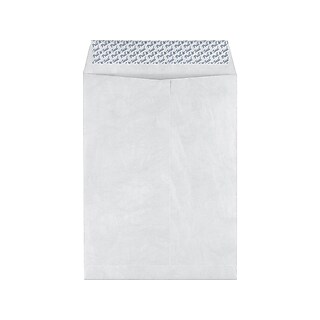 Tyvek Envelopes 9x12 Inches - Water Resistant Mailers, Case Of 100, White