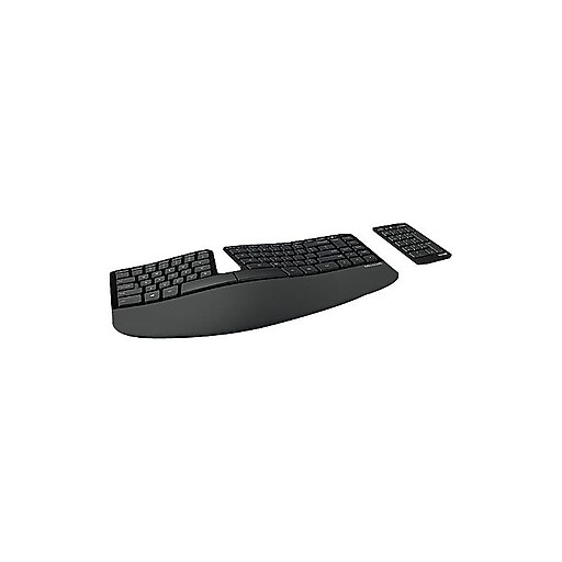 Microsoft Sculpt Ergonomic For Business Wireless Keyboard Black 5kv Staples