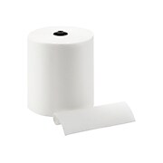 enMotion Recycled Paper Towel Roll, 1-Ply, White, 8”, 700'/Roll, 6 Rolls/Carton (89430)