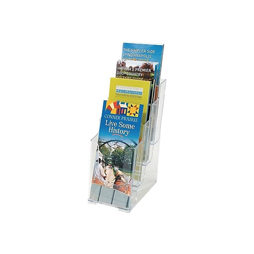 Staples Literature Holder, 4.25", Clear Plastic (ST16653) Staples