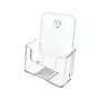 Deflect-O Docuholder Brochure Holder,  7.75" x 6.5", Vertical, Wall Mounted, Clear Plastic (DEF74901)~#|#~sp37069997_sc7