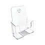 Deflect-O Docuholder Brochure Holder,  7.75" x 6.5", Vertical, Wall Mounted, Clear Plastic (DEF74901)~#|#~sp37069998_sc7
