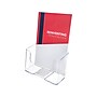 Deflect-O Docuholder Brochure Holder,  7.75" x 6.5", Vertical, Wall Mounted, Clear Plastic (DEF74901)~#|#~sp37069999_sc7