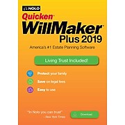 Nolo Quicken WillMaker Plus 2019 & Living Trust for 1 User, Windows, Download (ESD-WM9)