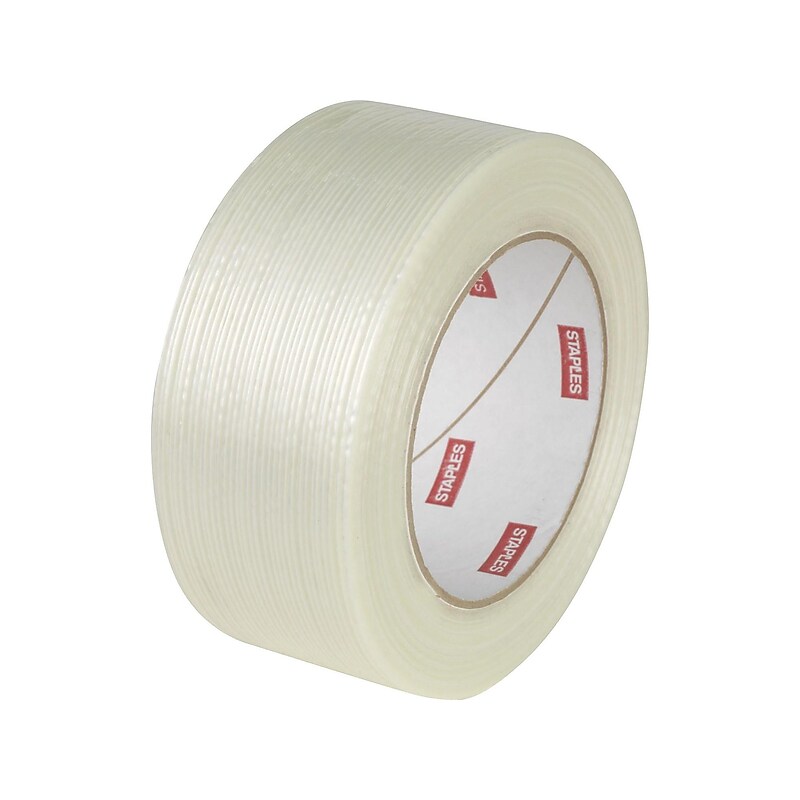 Staples 4 mil Filament Tape, 1.9" x 60 yds., 3"Core (31161-CC) image 1