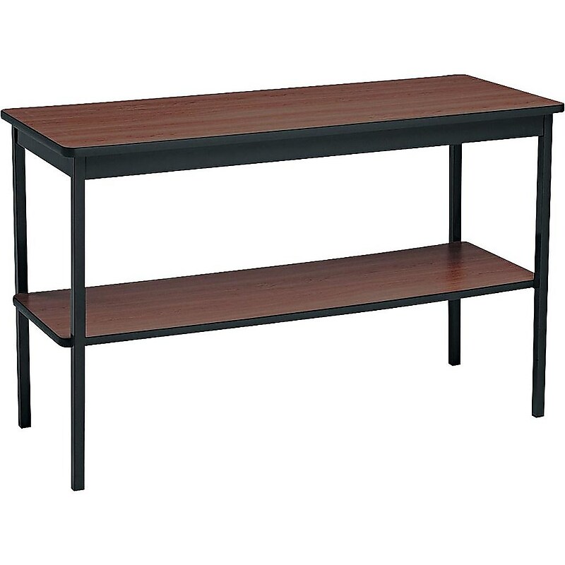 Barricks 48"W Utility Table, Walnut (UTS) image 1