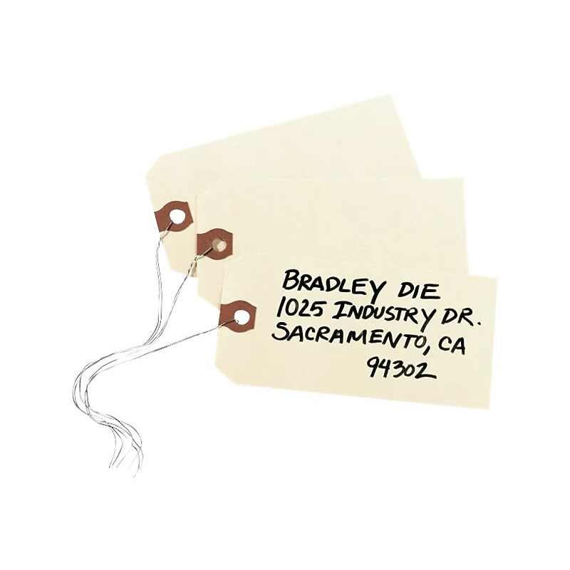 Avery Shipping Unstrung Tags, 4.75”W x 2.38”L, Manila, 1000/Box (12305) image 1