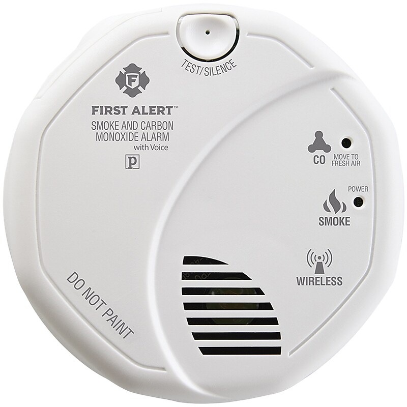 First Alert Wireless Battery Powered Interconnection Photoelectric Smoke & Carbon Monoxide Detector (FAT1039839) image 1