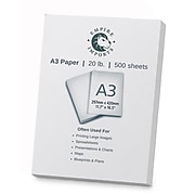 Empire Imports Multi-Purpose Paper, 20 lb., A3 Size, White, 500 Sheets/Ream (A320R)